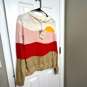 Faherty Sun and Wave Hoodie NWT